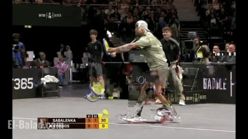 Sabalenka, Kyrgios Fall in Battle of the Sexes Match