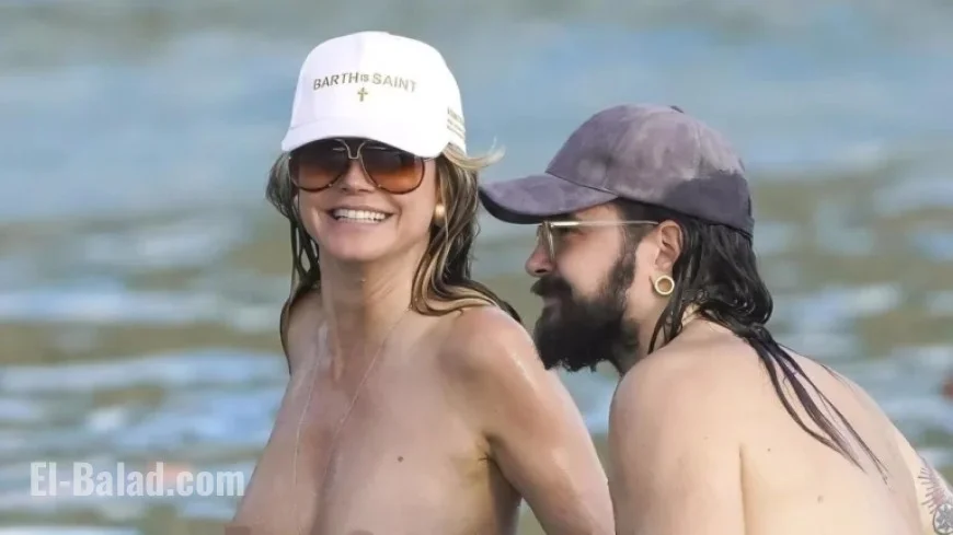 52-Year-Old Star Enjoys Topless Beach Getaway