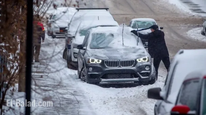 Snow, Rain, 60 km/h Gusts, Ice Expected in Monday’s Weather Forecast