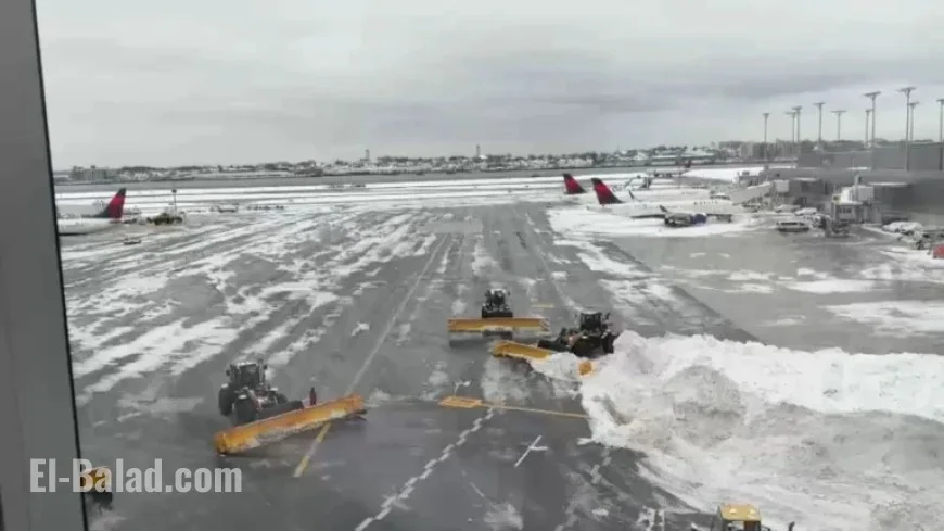 Winter Storm Causes Major Flight Delays for Post-Holiday Travelers