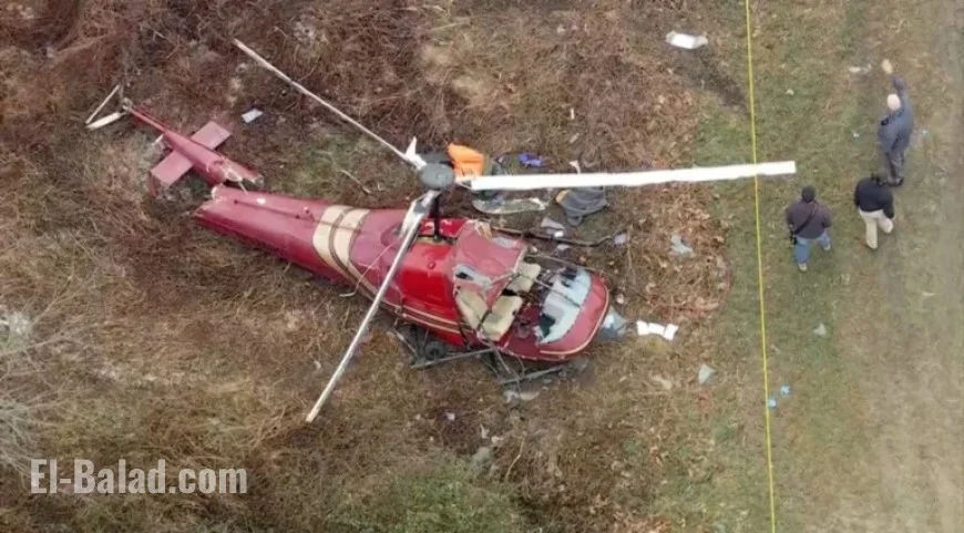 Helicopter Collision Over New Jersey Kills 1, Injures Another
