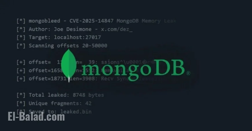 Worldwide Exploitation of MongoDB Vulnerability CVE-2025-14847 Uncovered