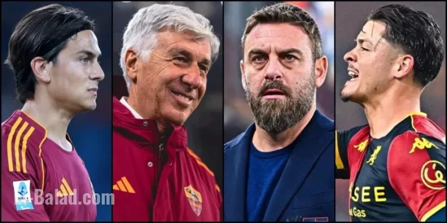 Gasperini and De Rossi’s Predicted Lineups for Roma vs. Genoa