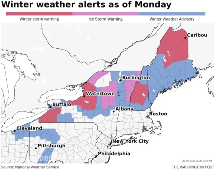 Ice Storm Strikes New York and Northeast Regions