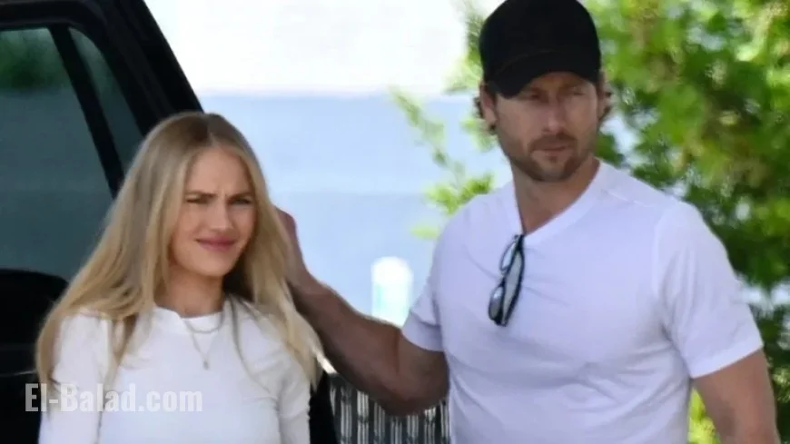 Glen Powell, Michelle Randolph Enjoy Miami Vacation Together