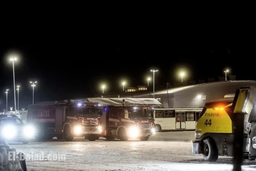 Planes Skid into Snowbanks Amid Strong Winds at Kittilä Airport