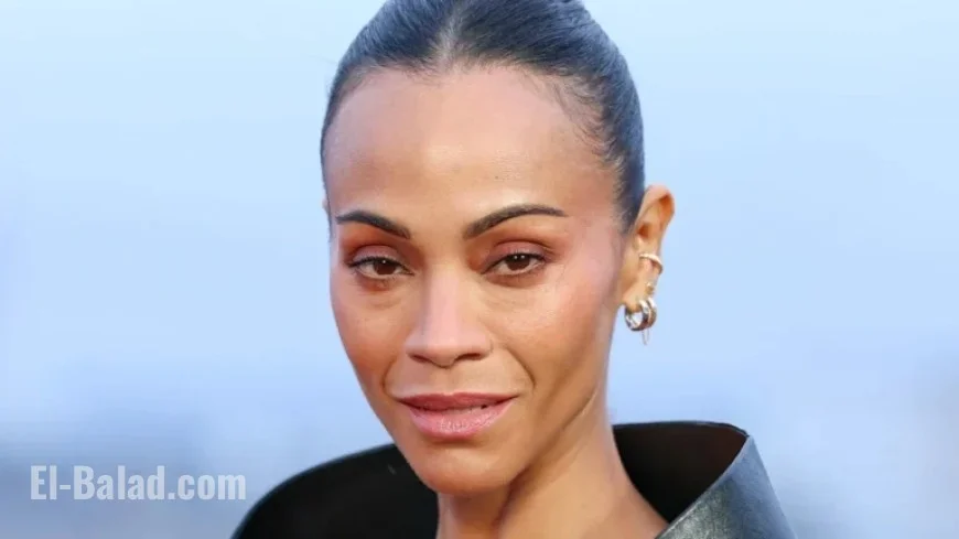 Zoe Saldana Wows Fans in Stunning Black Lingerie Photoshoot