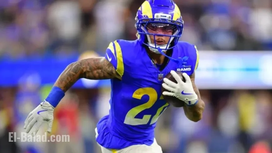 Rams’ Blake Corum Leaves Falcons Game Early Due to Injury