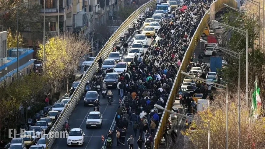 Tehran Streets Clash: Iranian Protesters Face Tear Gas Amid Nationwide Unrest
