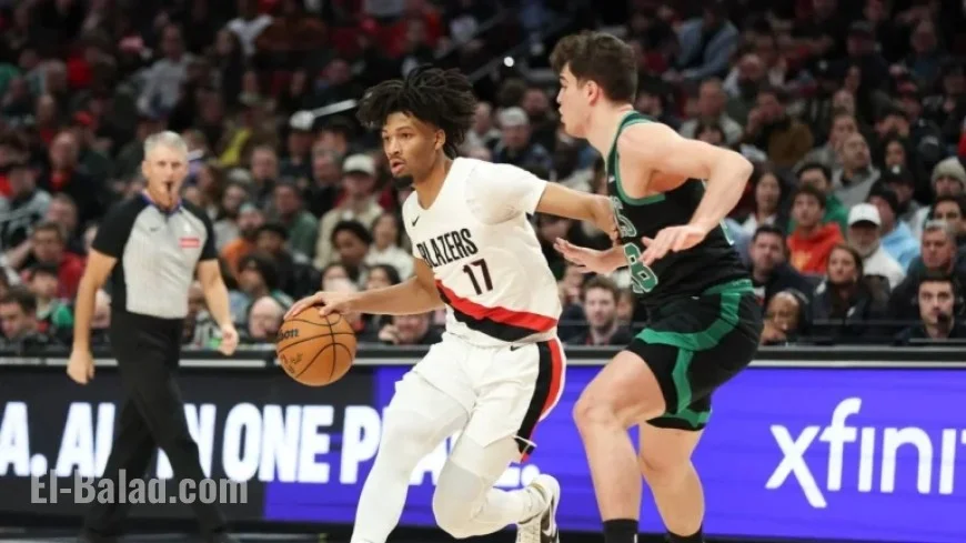 Sharpe Leads Blazers to Victory with 26 Points Against Celtics