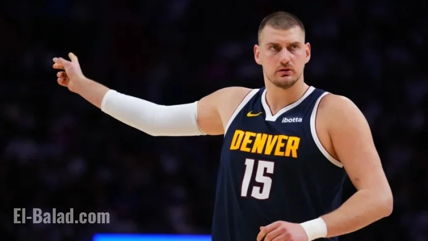 Nikola Jokić Leaves Monday Game Due to Left Knee Injury