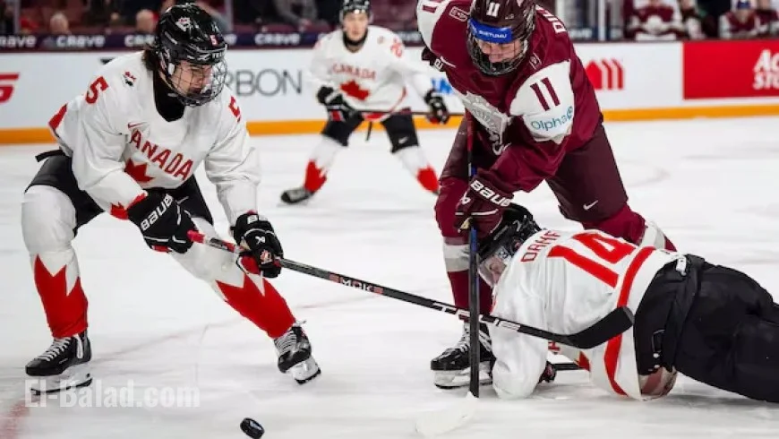 Canada Triumphs Over Latvia in World Junior Hockey Championship Overtime