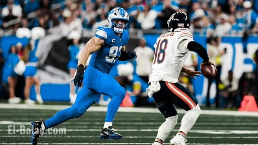NFL Sets Kickoff Time for Lions vs. Bears Week 18 Clash