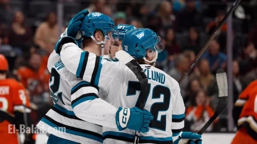 Macklin Celebrini Leads Sharks to 5-4 Win Over Ducks with 60 Points