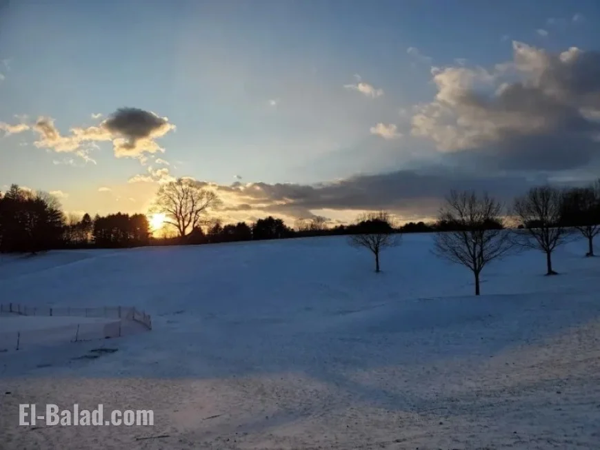 New Year Begins with Cold and Snowy Weather