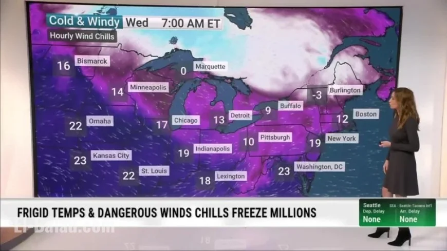 Subzero Wind Chills Hit North, Florida Feels Like 20s and 30s