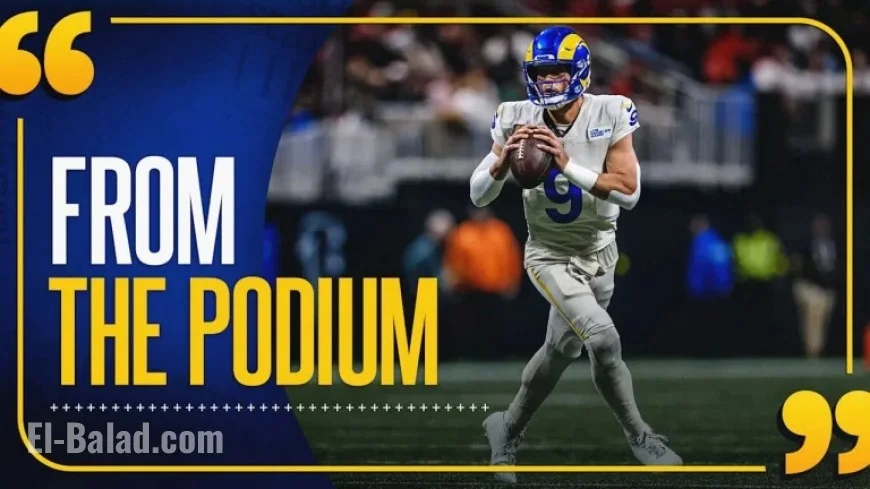 Rams’ McVay, Stafford Analyze Falcons Loss on Monday Night Football