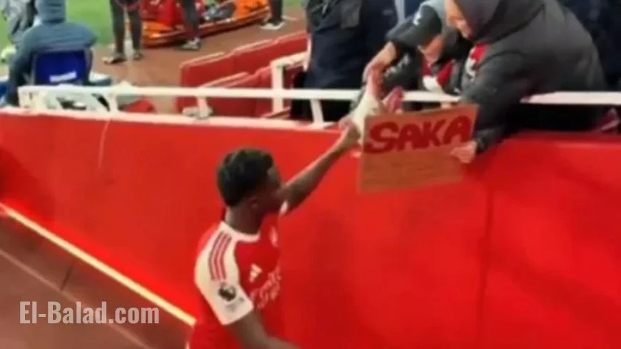 Saka Praised for Heartfelt Christmas Gift to Young Arsenal Fan