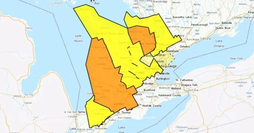 Toronto Under Snow Squall Watch Amid Winter Storm Emergency in Barrie