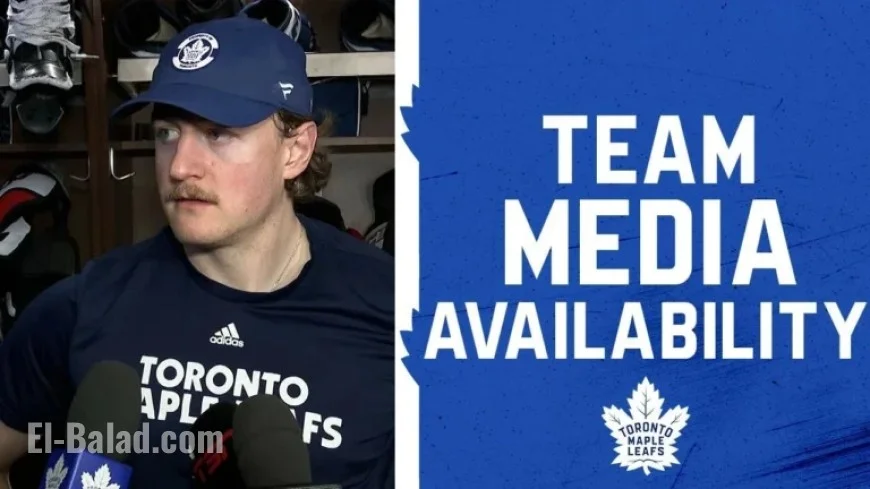 Maple Leafs Hold Media Briefing Ahead of New Jersey Game, Dec 30, 2025