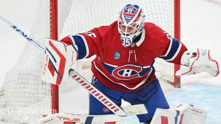 Canadiens’ Montembeault to Start as Goalie Tuesday Against Panthers