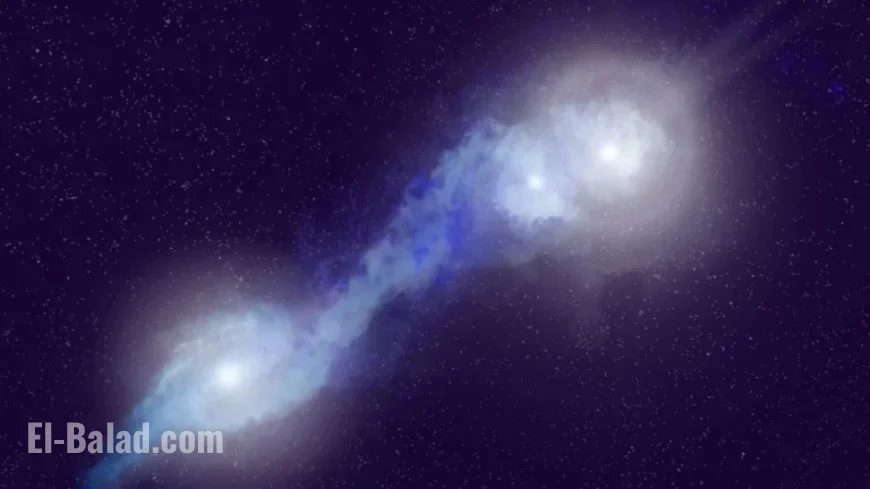 Cosmic First: Trio of Supermassive Black Holes Set for Collision