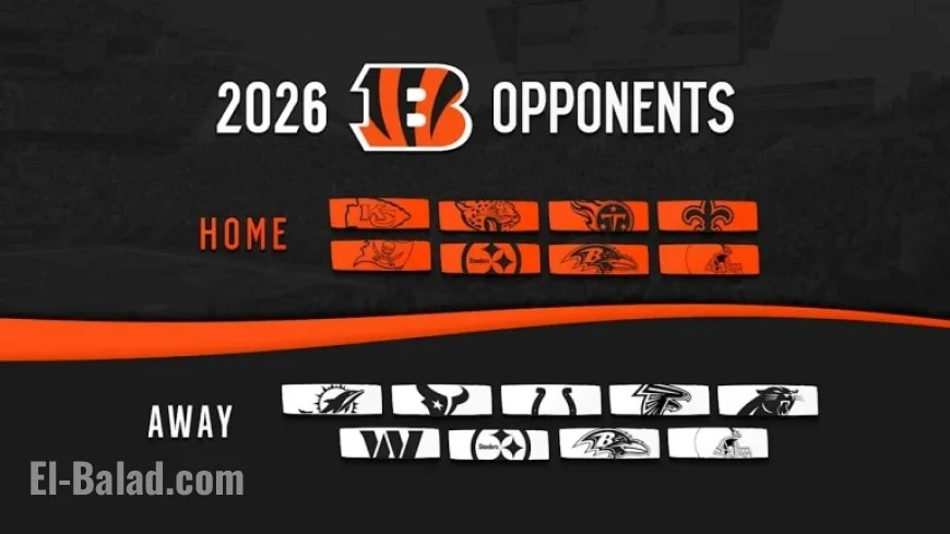 Bengals Announce Confirmed 2026 Opponents