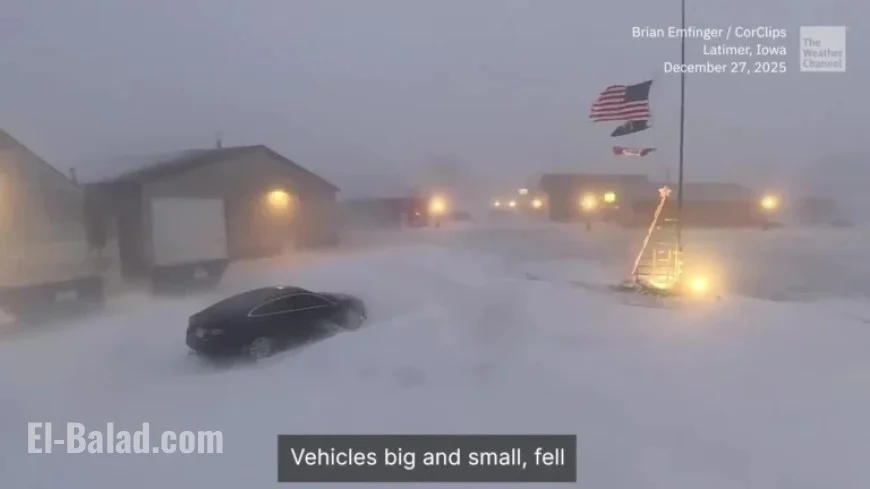 Midwest Battles Fierce Winds, Heavy Snow, and Vast Pileups