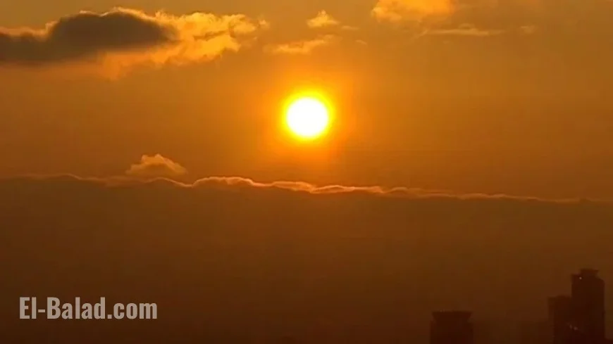 Namsan Captures Year’s Final Inland Sunset Today