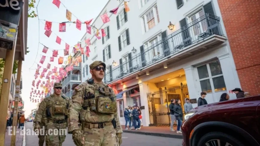 National Guard Secures New Orleans for First New Year Since Attack