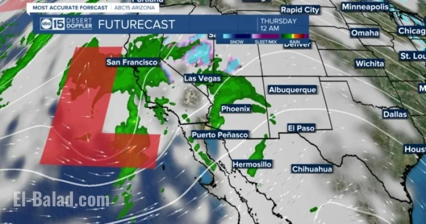 Arizona New Year’s Storm to Deliver Rainfall