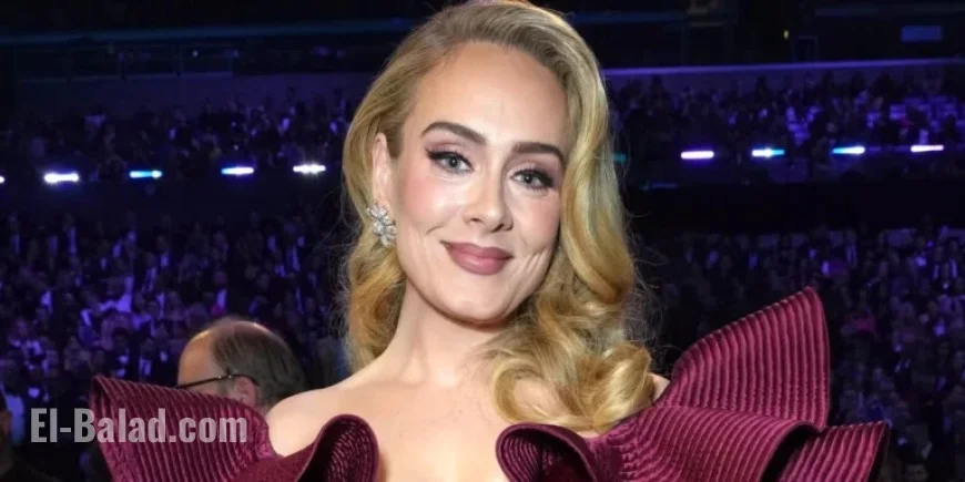 Adele Steps Out in a Rare, Cozy Polo Sweater