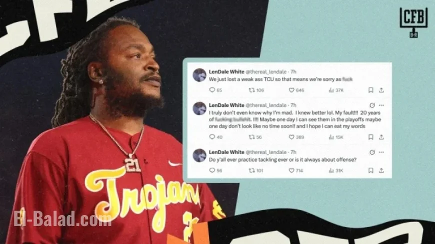 LenDale White Criticizes Trojans’ Alamo Bowl Loss in Explicit Rant