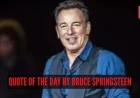 Bruce Springsteen Reflects: “The Past is Always Present”