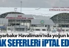 Snow Disrupts Flights in Diyarbakır