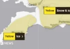 Ice Alert for Devon and Cornwall Residents
