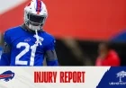 Buffalo Bills Release Injury Report Ahead of Jets Matchup