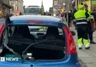 Edinburgh Car Crash: Man Arrested After Hitting Scaffolding