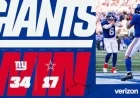 Giants Triumph Over Cowboys with 34-17 Victory