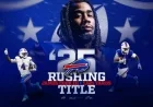 Bills’ James Cook III Claims 2025 NFL Rushing Title