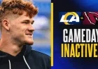 Rams’ Week 18 Inactives: Adams, Ferguson, Dotson vs. Cardinals