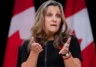 Zelenskyy Appoints Chrystia Freeland as Ukraine Economic Adviser
