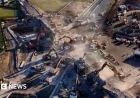 M6 Clifton Bridge Demolition Concludes, Motorway Reopens