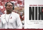 Derrick Nix Joins Crimson Tide Football Coaching Team