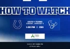 Watch Indianapolis Colts vs. Houston Texans Live on January 4, 2026