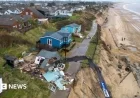 Fourteen Hemsby Clifftop Homes at Risk of Imminent Collapse