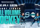 New York Sirens to Face Seattle Torrent at Madison Square Garden April 4
