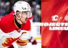 Projected Lineup: Flames Face Bruins in Forthcoming Matchup