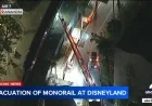 Fire Department Evacuates Dozens from Disneyland Monorail after Mechanical Issue