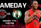 Raptors Face Celtics on January 9th Showdown